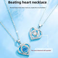 Beating Heart Necklace – Romantic Valentine's Day Gift in S925 & 999 Silver