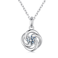 Four-Leaf Clover Lucky Charm Necklace & Earrings Set – Moissanite Gift for Her