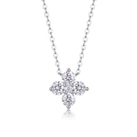 Moissanite Pendant Necklace – GRA Certified Birthday Gift Necklace in S925 Silver