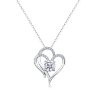 Moissanite Pendant Necklace – GRA Certified Birthday Gift Necklace in S925 Silver