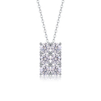 Moissanite Pendant Necklace – GRA Certified Birthday Gift Necklace in S925 Silver