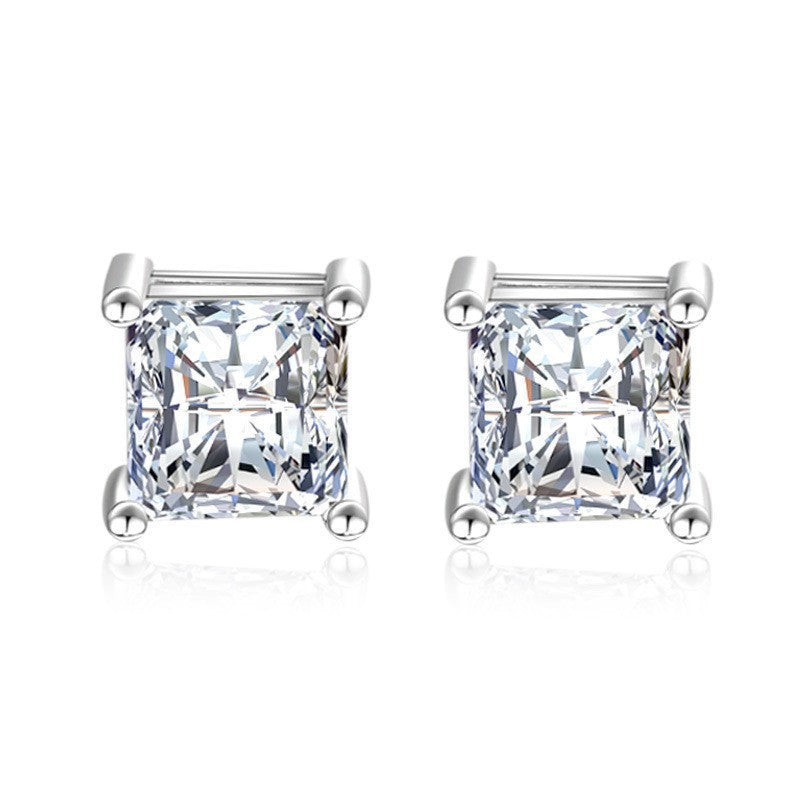 Zircon Stud Earrings for Women – Everyday & Gift Earrings in S925 Silver