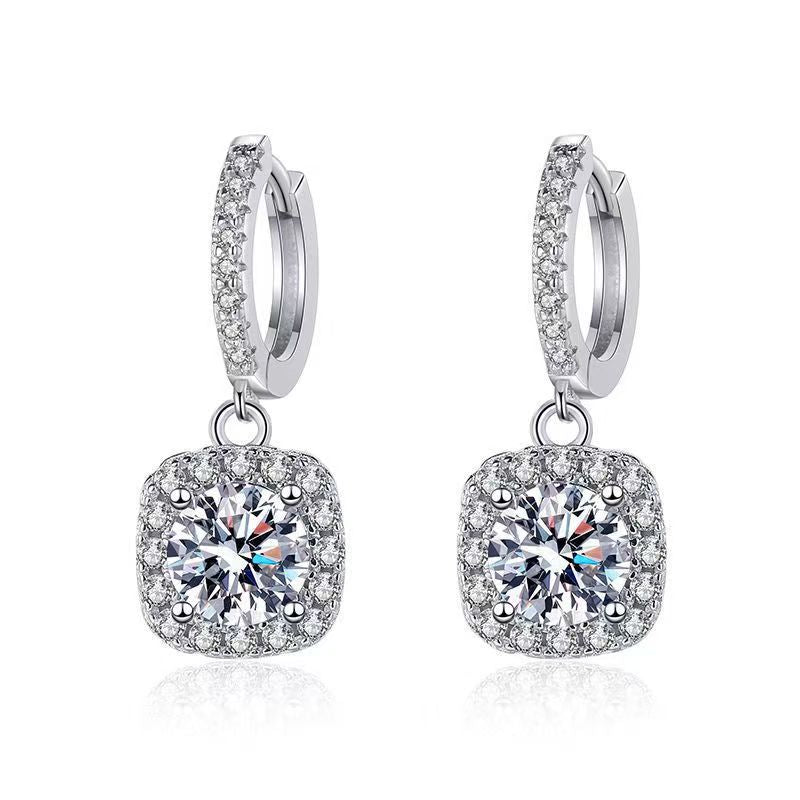 Zircon Stud Earrings for Women – Everyday & Gift Earrings in S925 Silver
