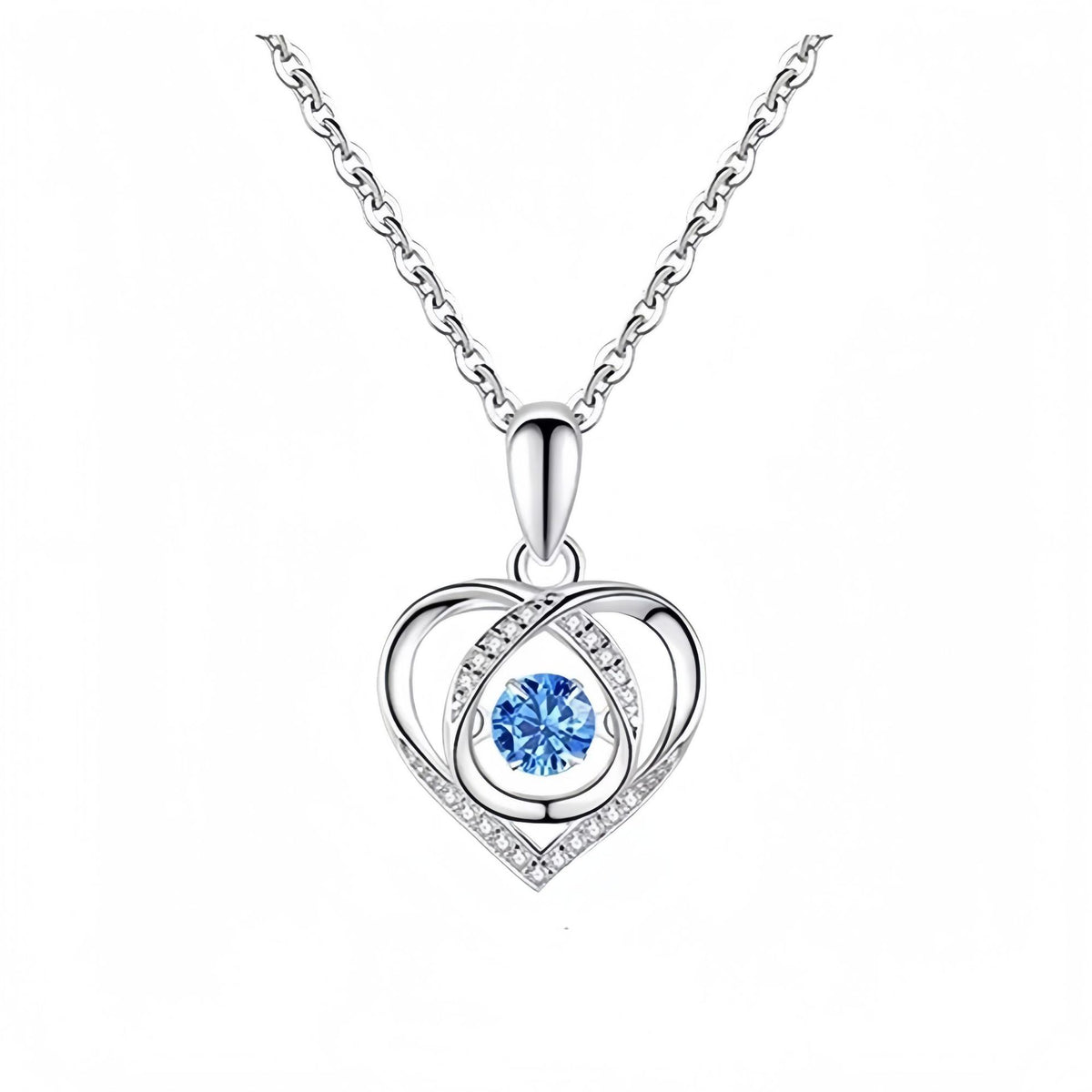 Beating Heart Necklace – Romantic Valentine's Day Gift in S925 & 999 Silver