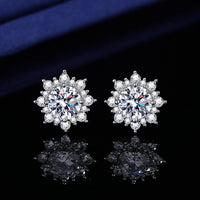 Zircon Stud Earrings for Women – Everyday & Gift Earrings in S925 Silver