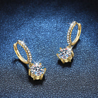 Moissanite Stud Earrings – Wedding & Special Occasion Earrings in S925 Silver
