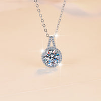 Moissanite Bridal Jewelry Set – Wedding Ring, Necklace, Earrings & Bracelet in S925 Silver