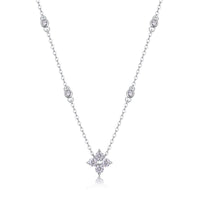 Moissanite Pendant Necklace – GRA Certified Birthday Gift Necklace in S925 Silver