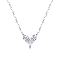 Moissanite Pendant Necklace – GRA Certified Birthday Gift Necklace in S925 Silver