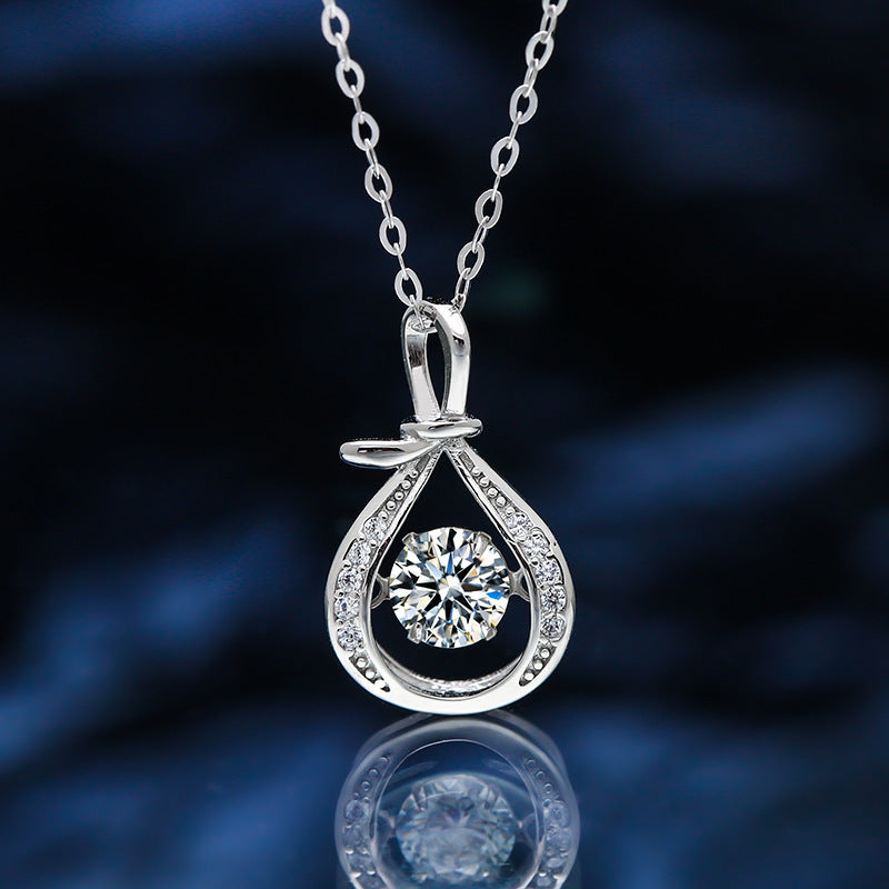 Lucky Clover Moissanite Necklace – Meaningful Gift Necklace in S925 Silver