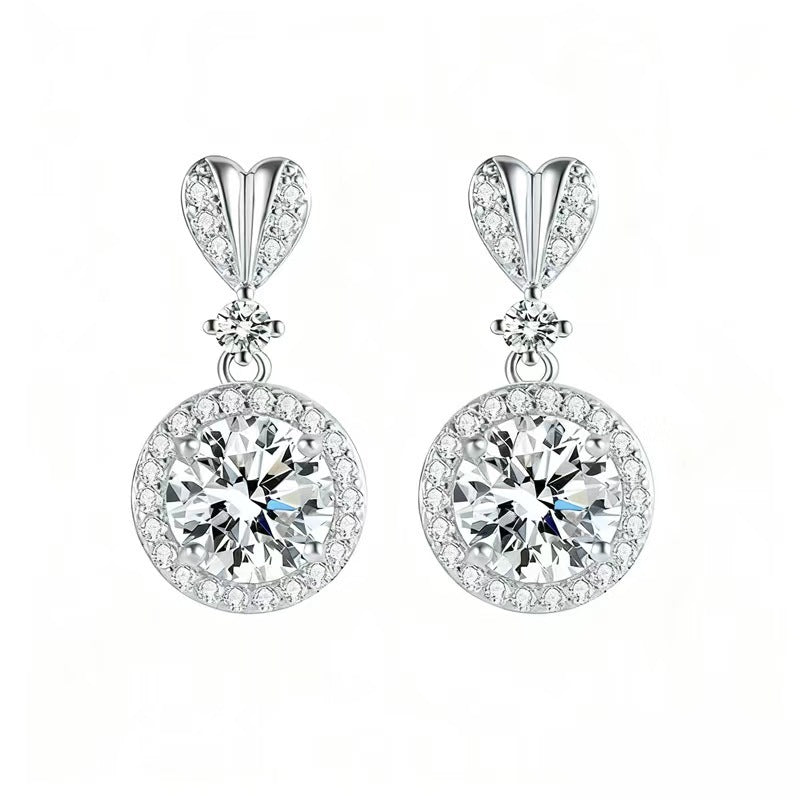 Zircon Stud Earrings for Women – Everyday & Gift Earrings in S925 Silver