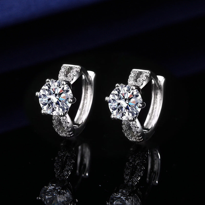 Zircon Stud Earrings for Women – Everyday & Gift Earrings in S925 Silver