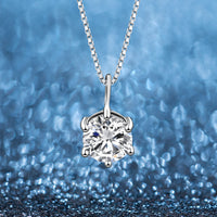 Moissanite Jewelry Gift Set – Engagement Necklace, Ring & Earrings in S925 Silver