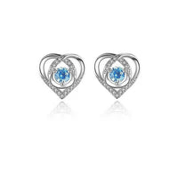 Zircon Stud Earrings for Women – Everyday & Gift Earrings in S925 Silver