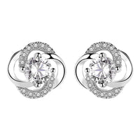 Zircon Stud Earrings for Women – Everyday & Gift Earrings in S925 Silver