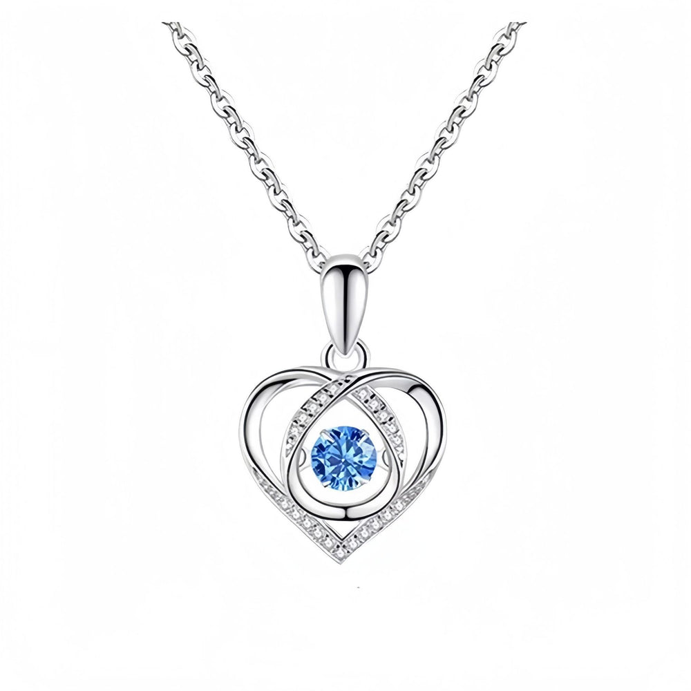 Beating Heart Necklace – Romantic Valentine's Day Gift in S925 & 999 Silver