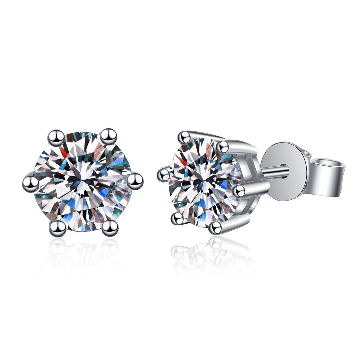 Zircon Stud Earrings for Women – Everyday & Gift Earrings in S925 Silver