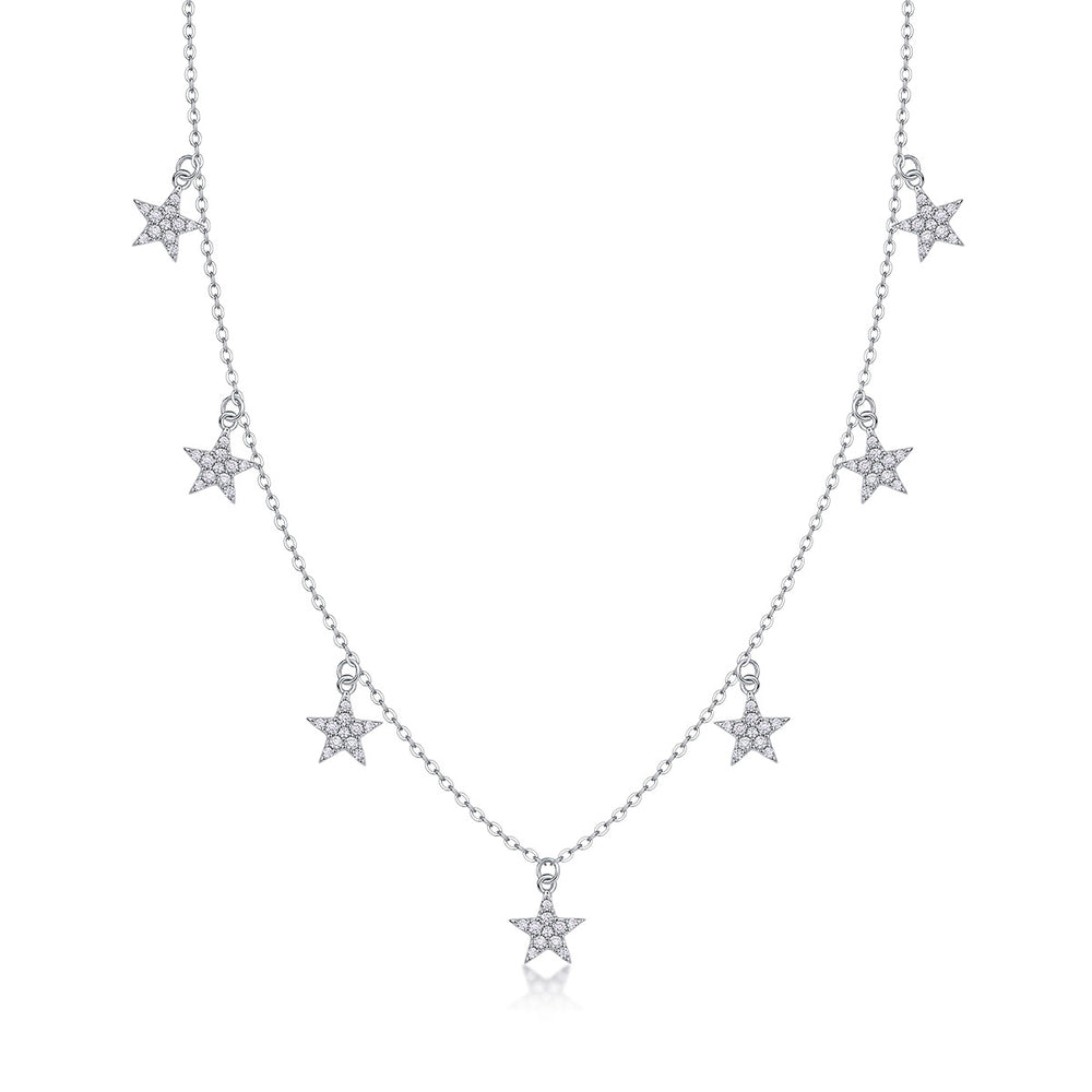 Moissanite Pendant Necklace – GRA Certified Birthday Gift Necklace in S925 Silver