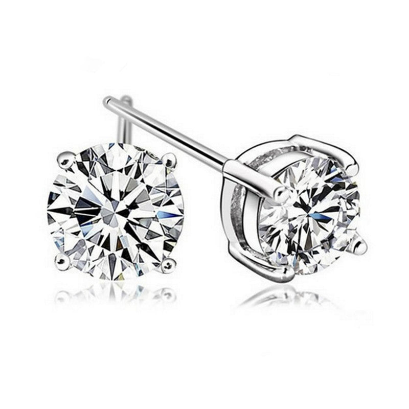 Zircon Stud Earrings for Women – Everyday & Gift Earrings in S925 Silver