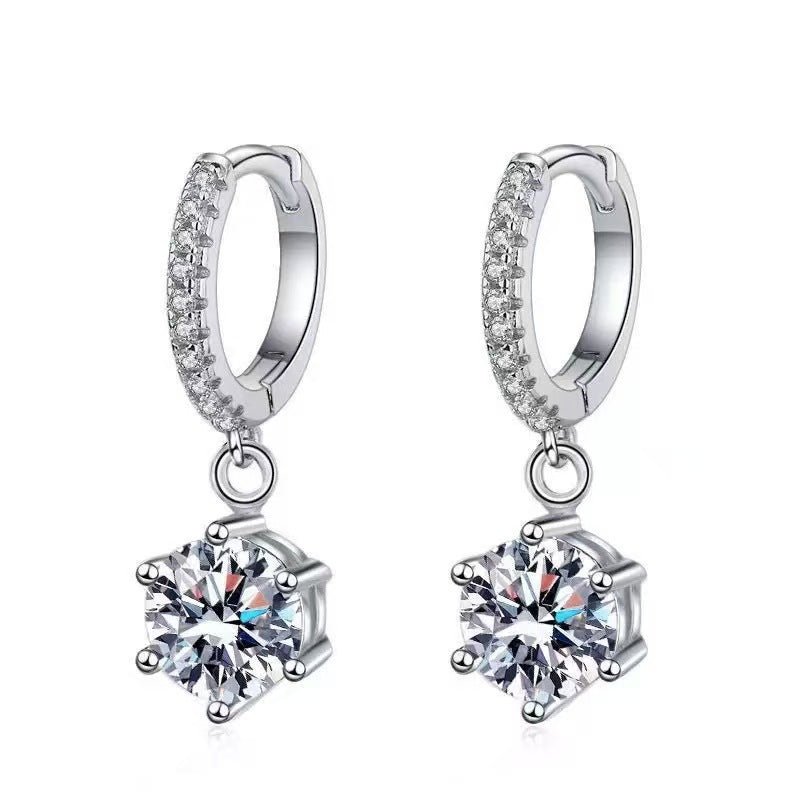 Zircon Stud Earrings for Women – Everyday & Gift Earrings in S925 Silver