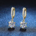 Moissanite Stud Earrings – Wedding & Special Occasion Earrings in S925 Silver