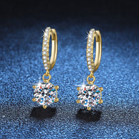 Moissanite Stud Earrings – Wedding & Special Occasion Earrings in S925 Silver