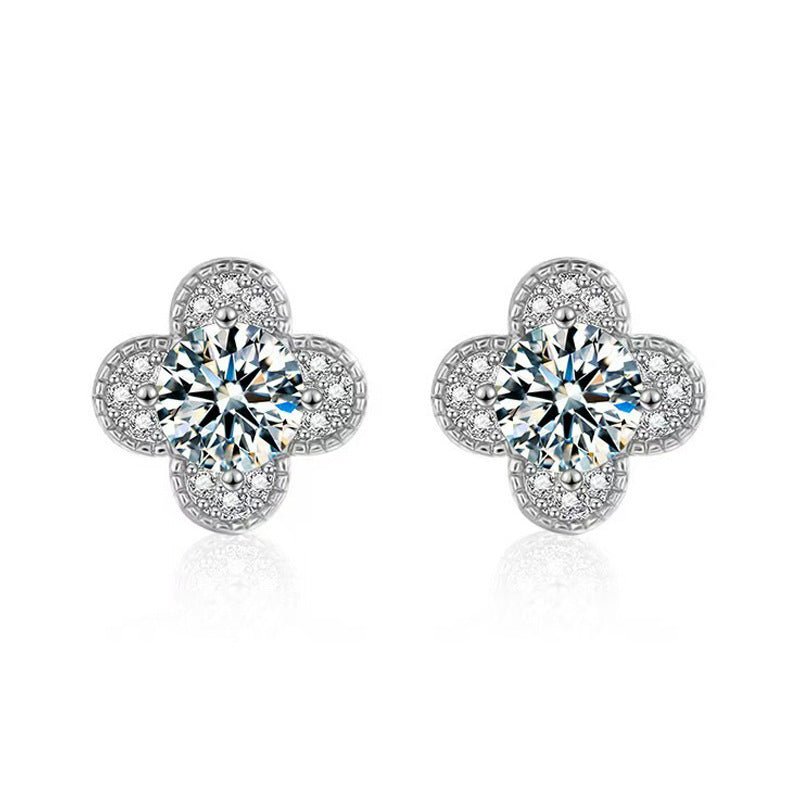 Zircon Stud Earrings for Women – Everyday & Gift Earrings in S925 Silver
