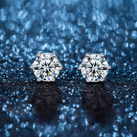 Moissanite Jewelry Gift Set – Engagement Necklace, Ring & Earrings in S925 Silver