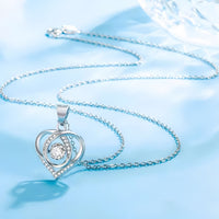 Beating Heart Necklace – Romantic Valentine's Day Gift in S925 & 999 Silver
