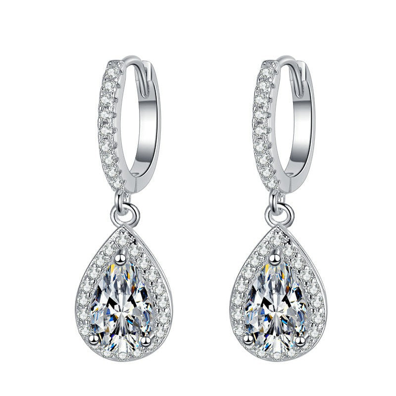 Zircon Stud Earrings for Women – Everyday & Gift Earrings in S925 Silver