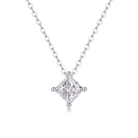 Moissanite Pendant Necklace – GRA Certified Birthday Gift Necklace in S925 Silver
