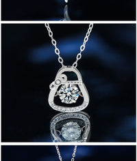 Lucky Clover Moissanite Necklace – Meaningful Gift Necklace in S925 Silver