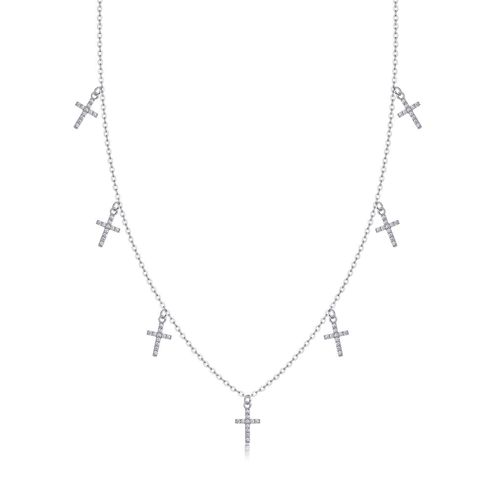 Moissanite Pendant Necklace – GRA Certified Birthday Gift Necklace in S925 Silver