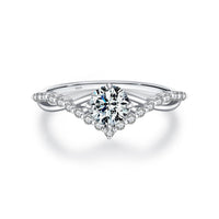 Moissanite Daily Wear Ring – Minimalist Promise Ring in S925 Sterling Silver