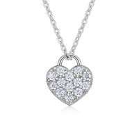 Moissanite Pendant Necklace – GRA Certified Birthday Gift Necklace in S925 Silver