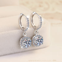 Moissanite Bridal Jewelry Set – Wedding Ring, Necklace, Earrings & Bracelet in S925 Silver