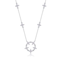 Moissanite Pendant Necklace – GRA Certified Birthday Gift Necklace in S925 Silver