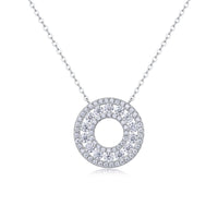 Moissanite Pendant Necklace – GRA Certified Birthday Gift Necklace in S925 Silver