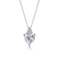 Moissanite Pendant Necklace – GRA Certified Birthday Gift Necklace in S925 Silver