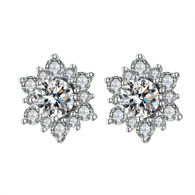 Zircon Stud Earrings for Women – Everyday & Gift Earrings in S925 Silver