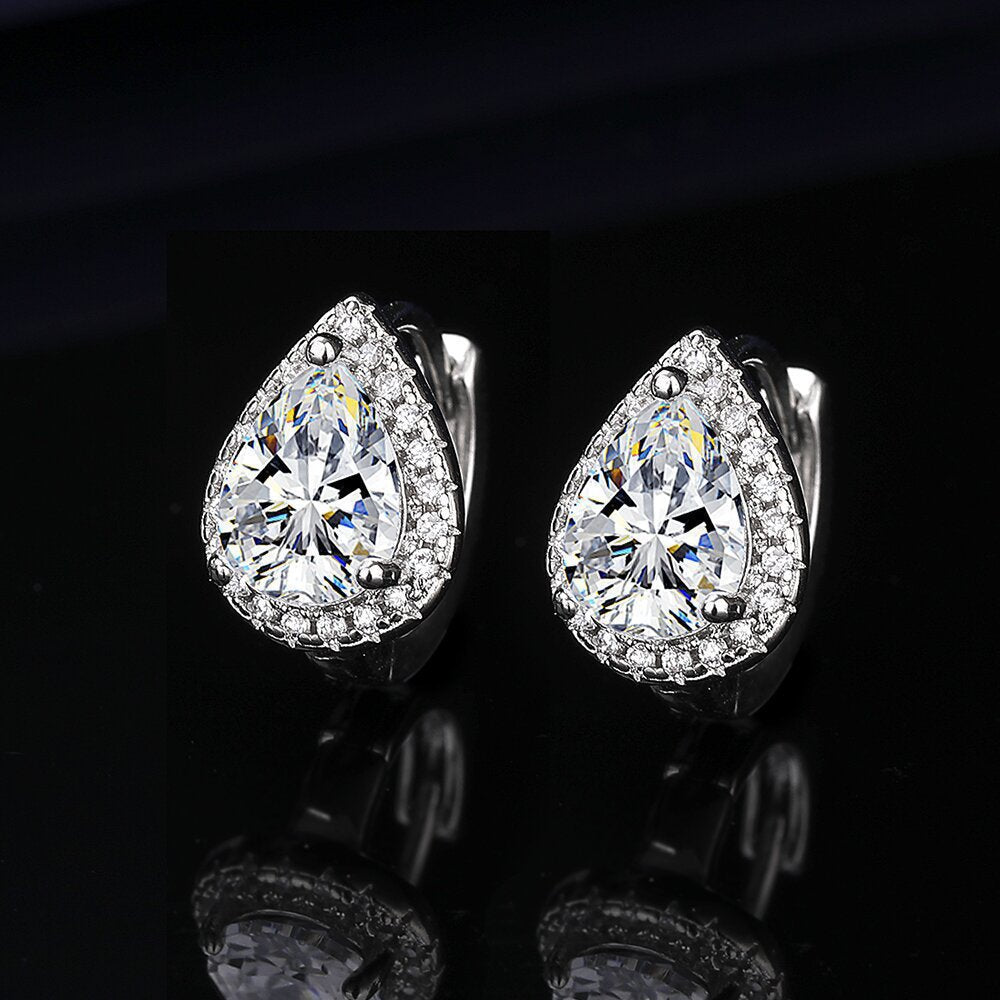 Zircon Stud Earrings for Women – Everyday & Gift Earrings in S925 Silver