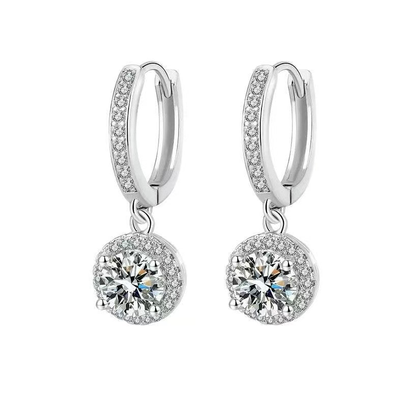 Zircon Stud Earrings for Women – Everyday & Gift Earrings in S925 Silver