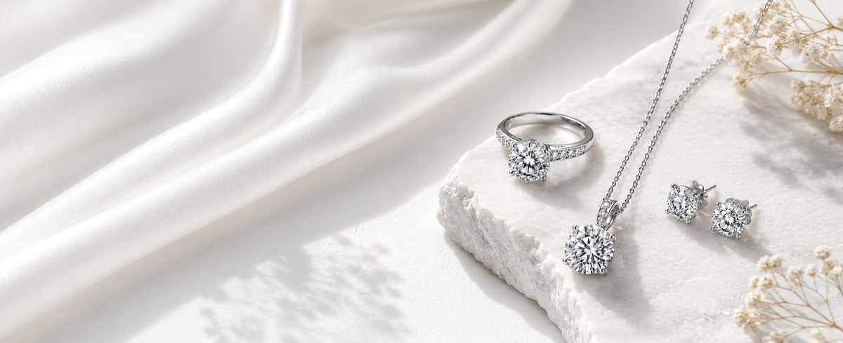 ELORIA Alpha Legacy — Luxury Moissanite Jewelry, Engagement Rings & Fine Jewelry in 925 Sterling Silver